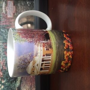 Scenic White Ceramic Mug